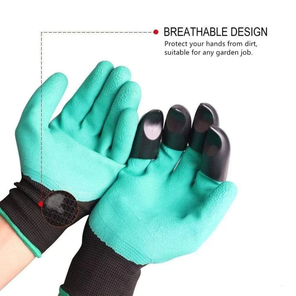 garden gloves with claws