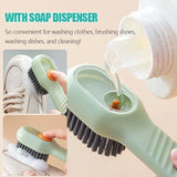 Multifunctional Scrubbing Brush With Soap Dispenser (Buy1 Get 1 Free)