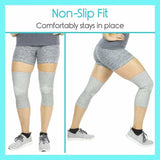 Bamboo Compression Knee Sleeves (Pack Of 2)