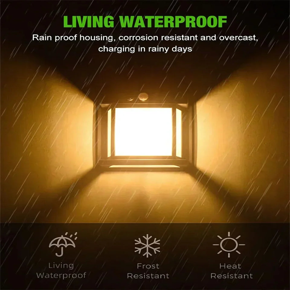 Solar Light Outdoor Wall Light (Pack of 1)