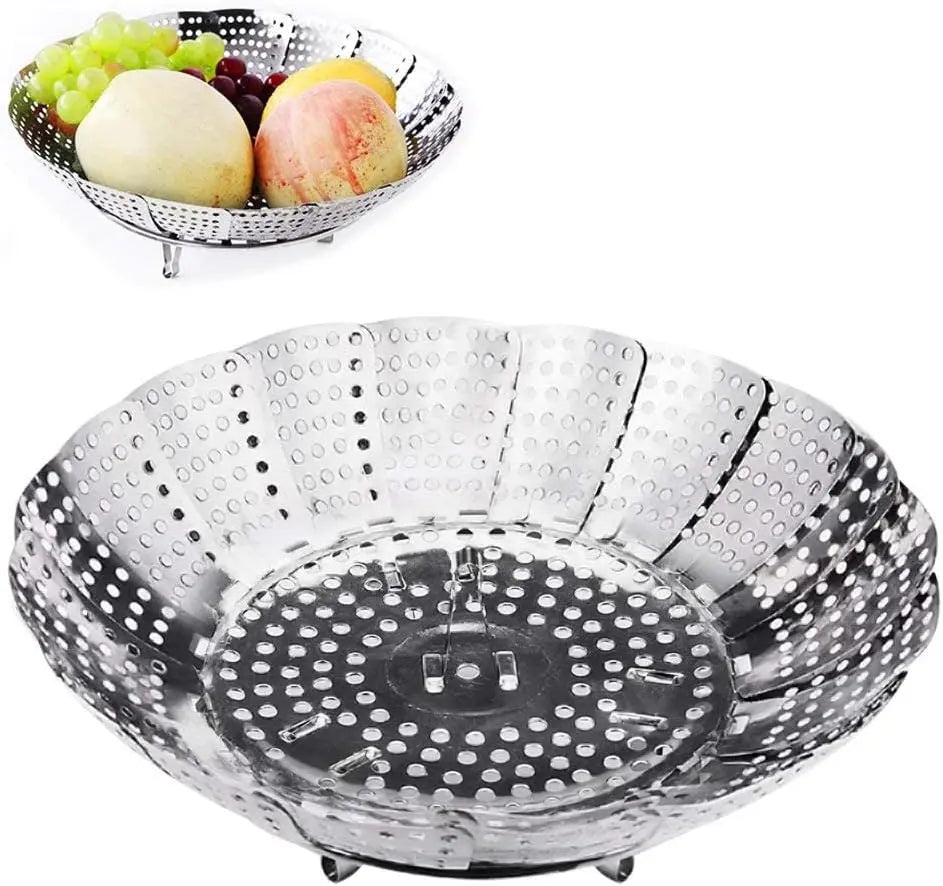 Stainless Steel Folding Steamer Basket