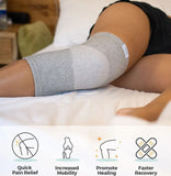 Bamboo Compression Knee Sleeves (Pack Of 2)
