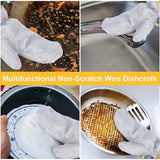 Wire Dishwashing Gloves (Pack of 2) (Premium Quality)
