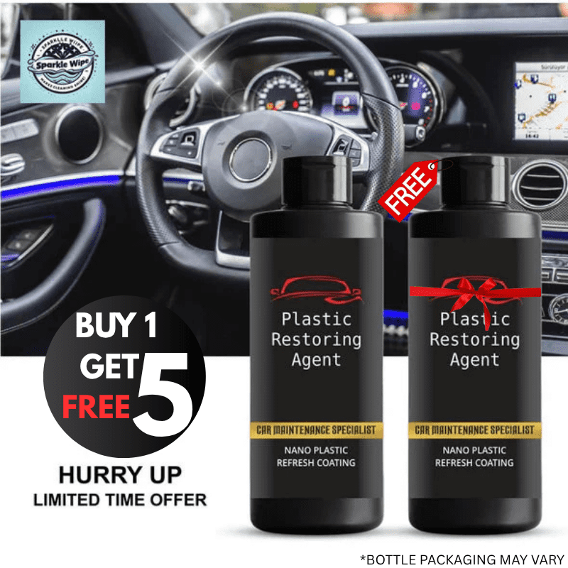 Nano Plastic Restoring Agent for Cars and Bikes (BUY 1 GET 5 ITEMS FREE)(Premium Quality)